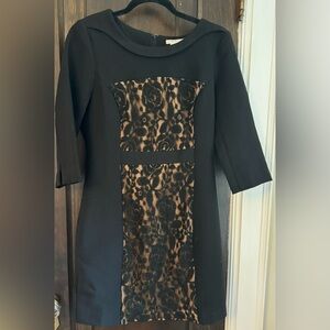 Esley black lace dress